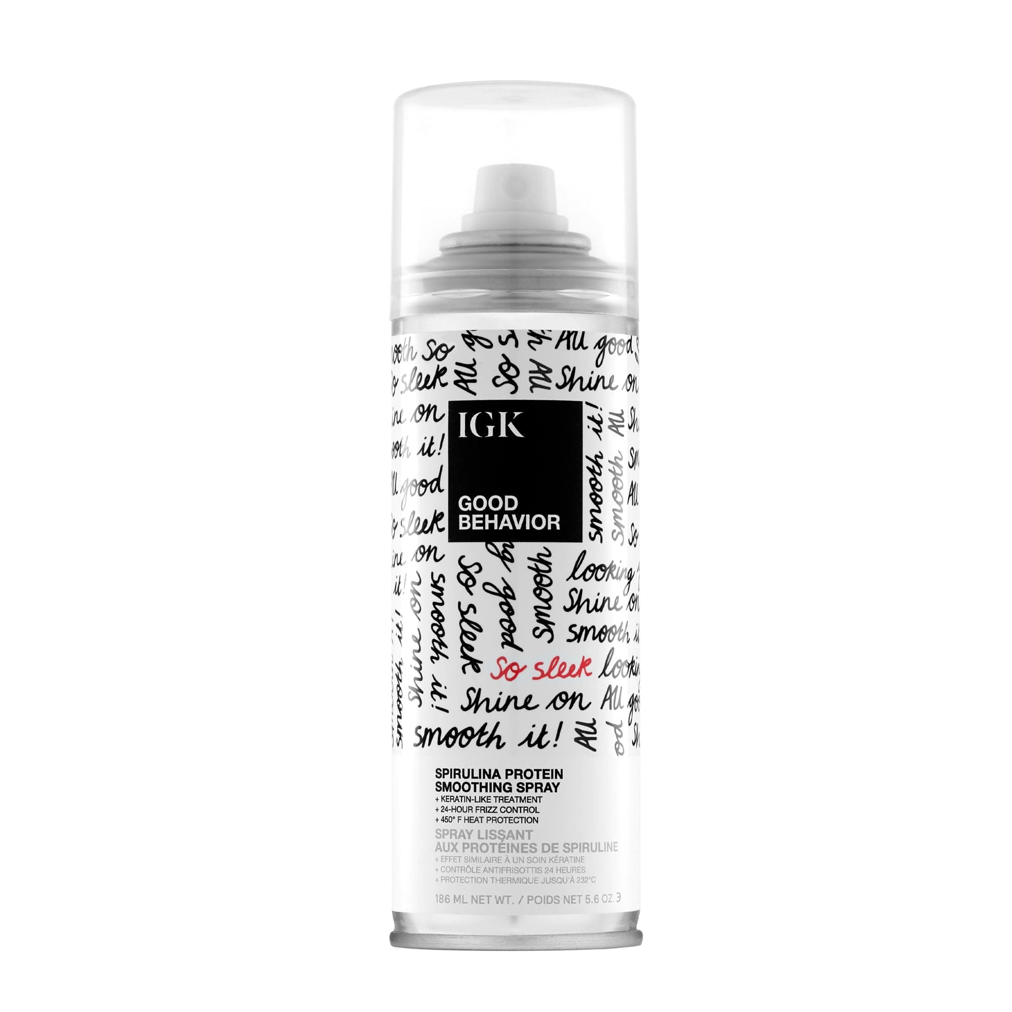IGK Good Behavior Spirulina Protein Smoothing Spray