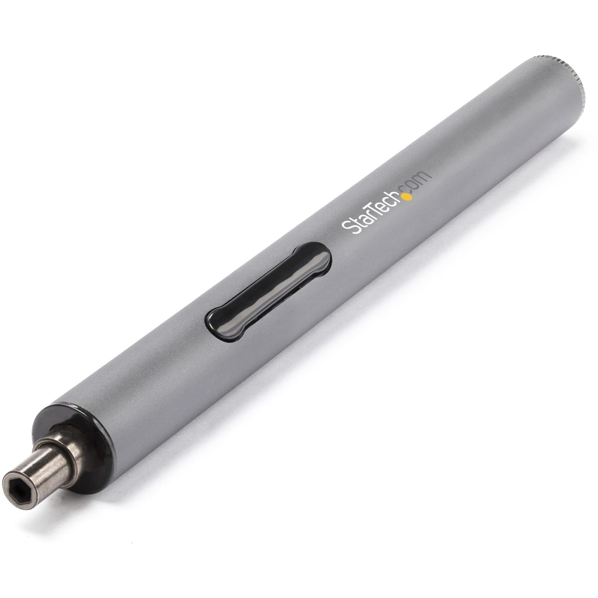 StarTech.com 20-Bit Electric Precision Screwdriver Set - Portable/Mini Battery Powered Bit Driver Kit for Electronic, Laptop, Computer, Tablet & Phone Repairs - Magnetic - Cordless (CTK20PCEDRIVE)