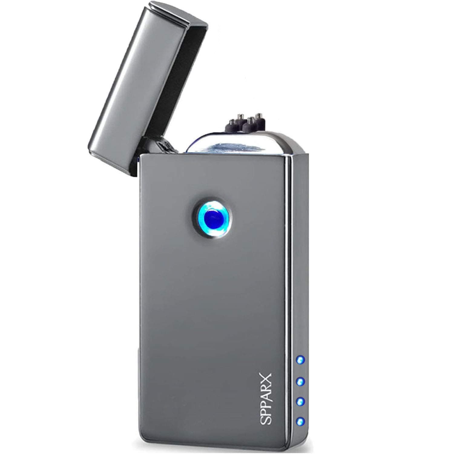Electronic Lighter Plasma Lighter ★Innovative Technology - NO More Narrow Arcs★ Wider Arcs, USB Lighter Dual Arc Beam, USB Rechargeable Lighter Windproof, USB cable, Elegant Gift Box