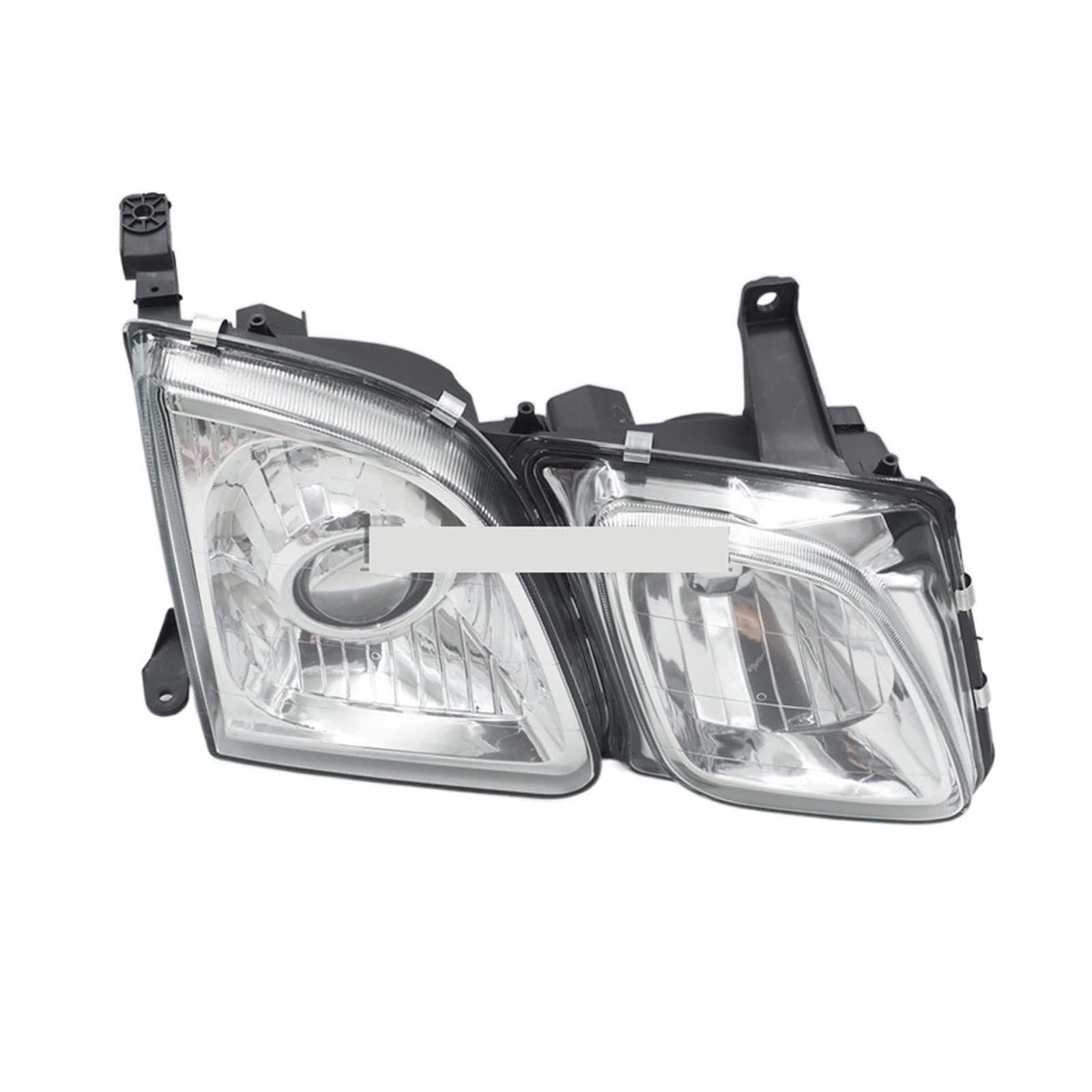 Front Headlights. Compatible for Lexus LX470 1998-2007 2-Piece Front Headlights with Glass Lens (Color : Xenon Type, Size : LH and RH)