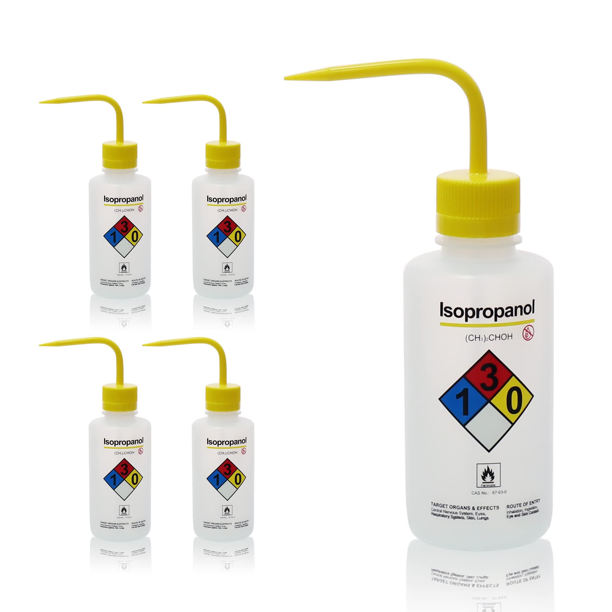 Isopropanol Self-Venting Safety Wash Bottle