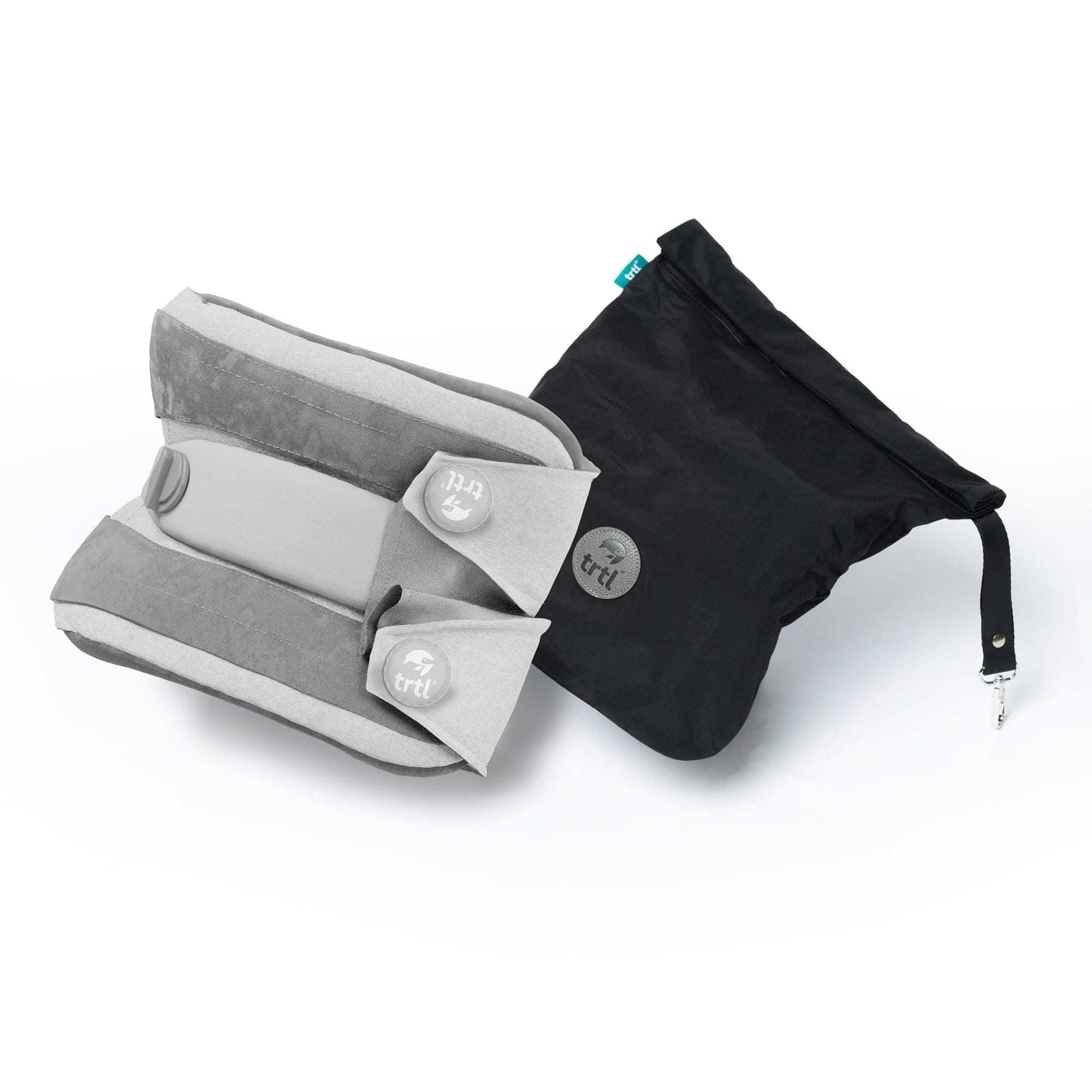 trtl Pillow Plus - Airplane Neck Pillow for Traveling - Height-Adjustable, Breathable Travel Pillow for Head and Neck Support While on Planes, Cars, and Trains - Machine Washable