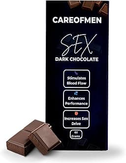 HIMAALAAYAS Careofmen Dark Chocolate Bar 60 Grams | Luxurious Dark Chocolate for Uplifting Mood & Vitality | Ideal for Men & Women,Vegetarian and Gluten-Free Delight