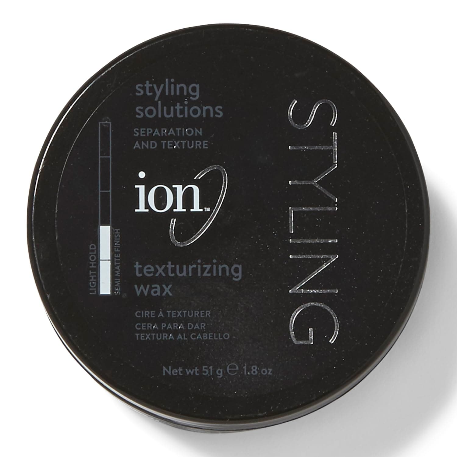 ion Texturizing Wax, Adds Definition, Pliable Hold, Lightweight, LongLasting