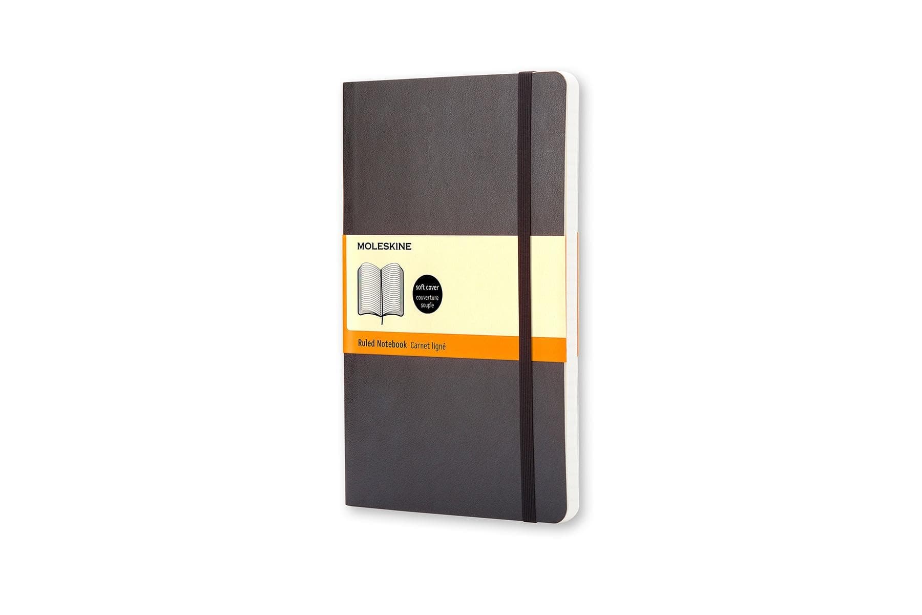 Classic Notebook, Soft Cover, Pocket (3.5" x 5.5") Ruled/Lined, Black, 192 Pages