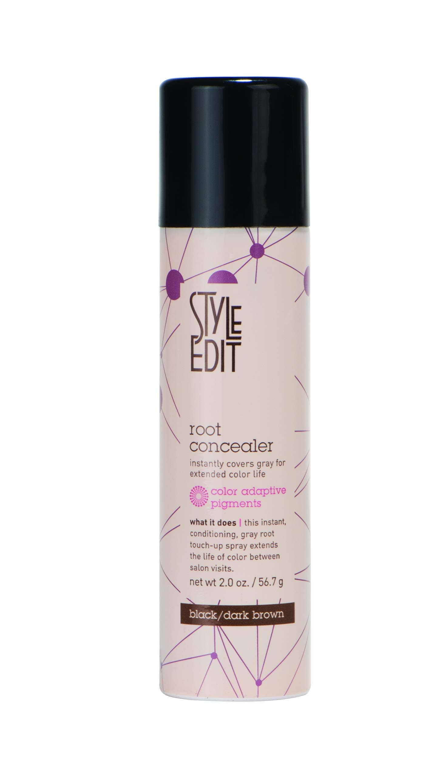 Style Edit Root Concealer 2 oz. BLACK/DARK BROWN (Discontinued Product)