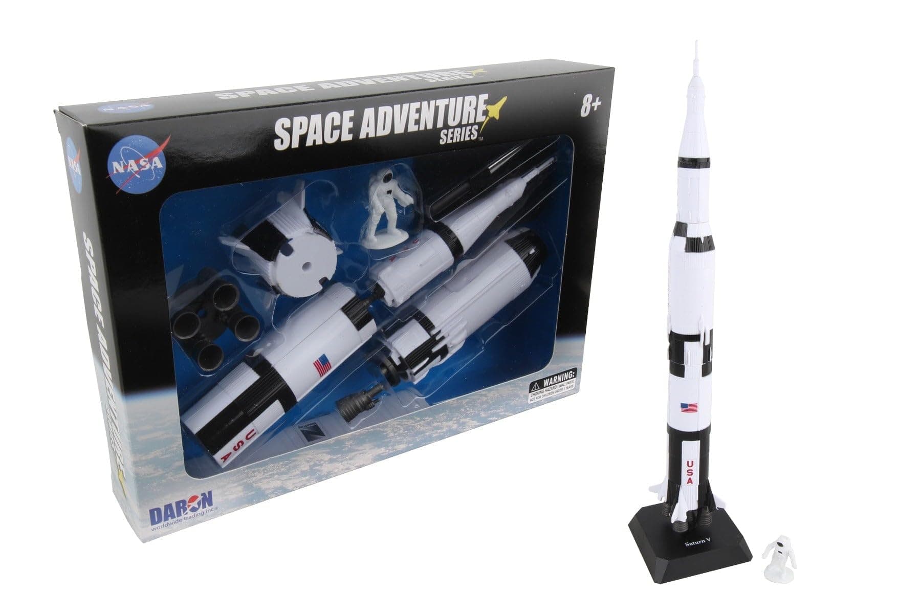 Daron Space Adventure Saturn V Rocket Model Playset
