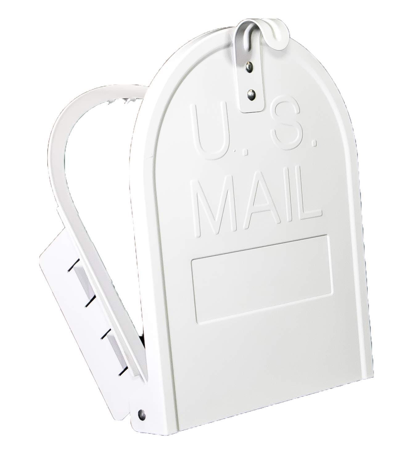 6 1/4 Inch (Width) by 8 Inch (Height) RetroFit "Snap-in" Mailbox Door Replacement - White