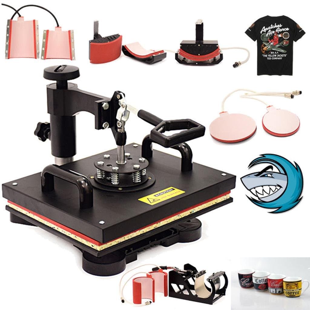 8 in1 Digital Transfer Celsius Heat Press Machine 1200W