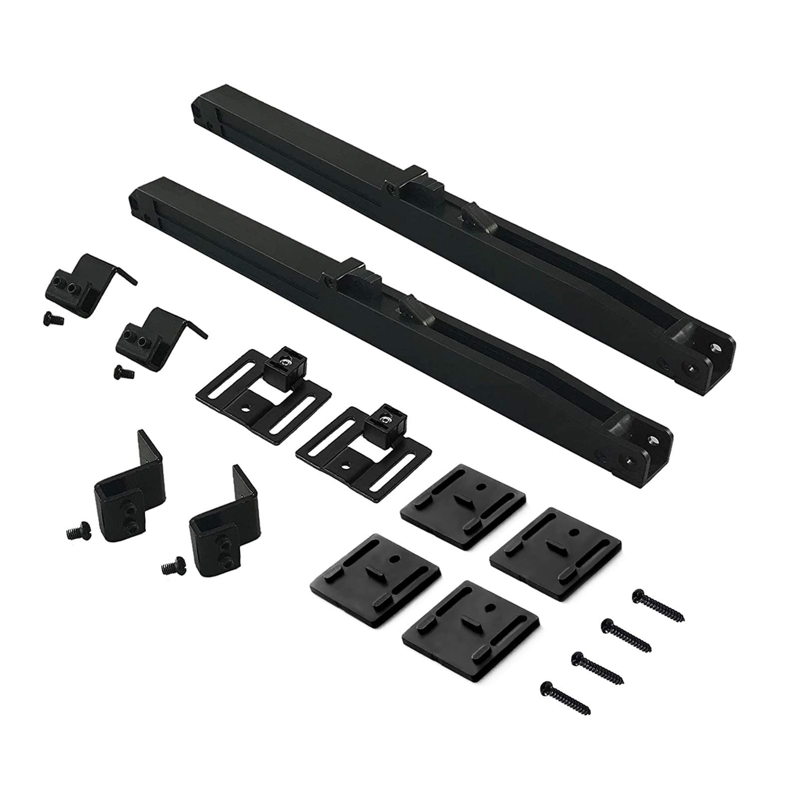 2PCS Barn Door Soft Close Mechanism Spring Buffer Damper Upgraded Hole-Free Version Sliding Barn-Door Hardware for Weight 70-160 Pounds Adjustable Stoppers, Actuator Spacers Included