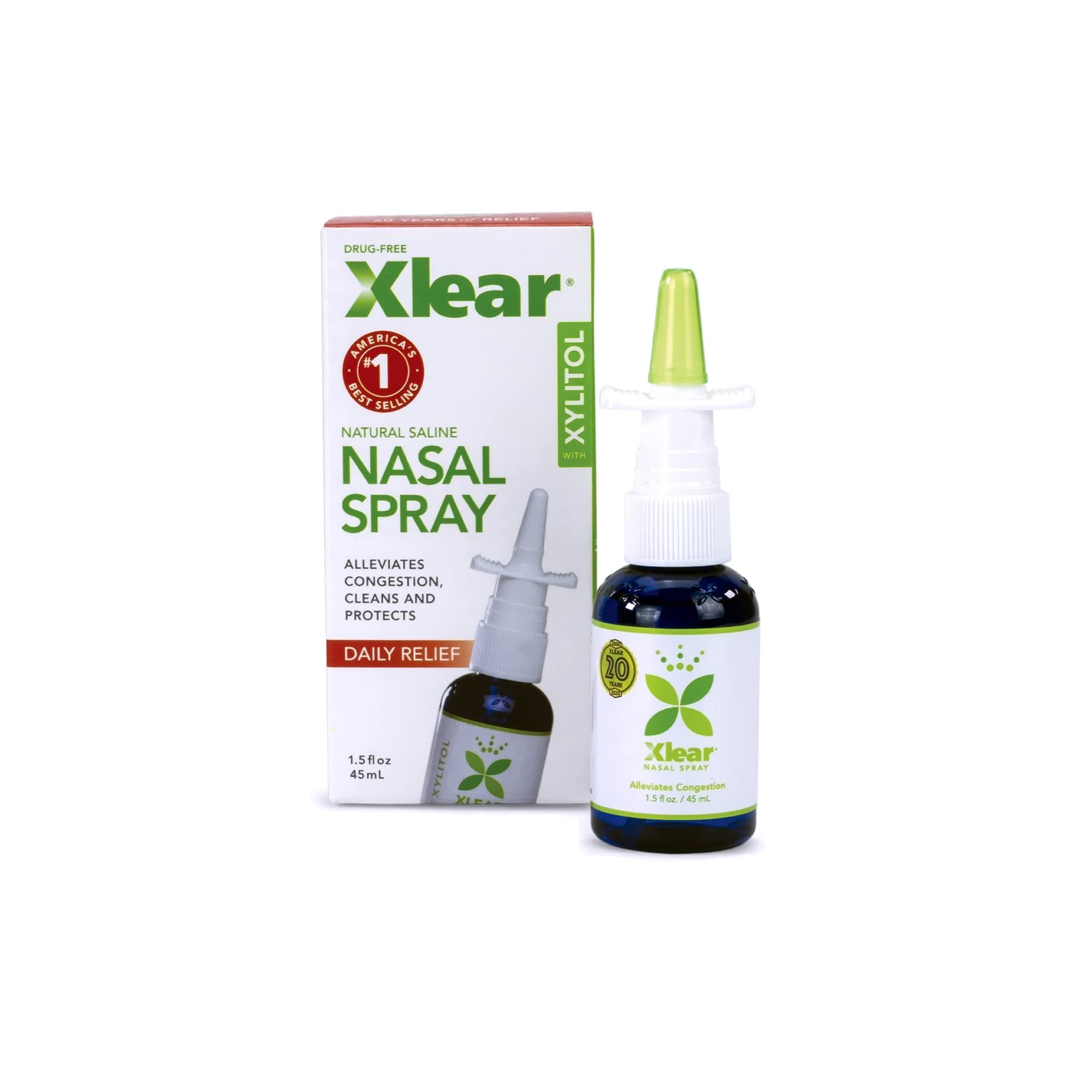 XLEAR Xylitol Sinus Care Spray, 1.5 oz (Pack of 4)