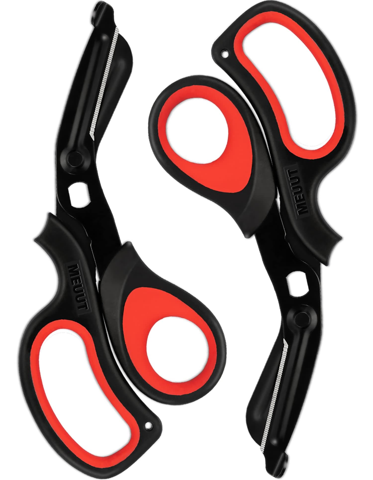 MEUUT 2 Pack Medical Scissors Trauma Shears for Left and Right Hand -8 inch Patented Bandage Scissors Heavy Duty Surgical Grade EMT Scissor for EMT Workers Doctors Nurses
