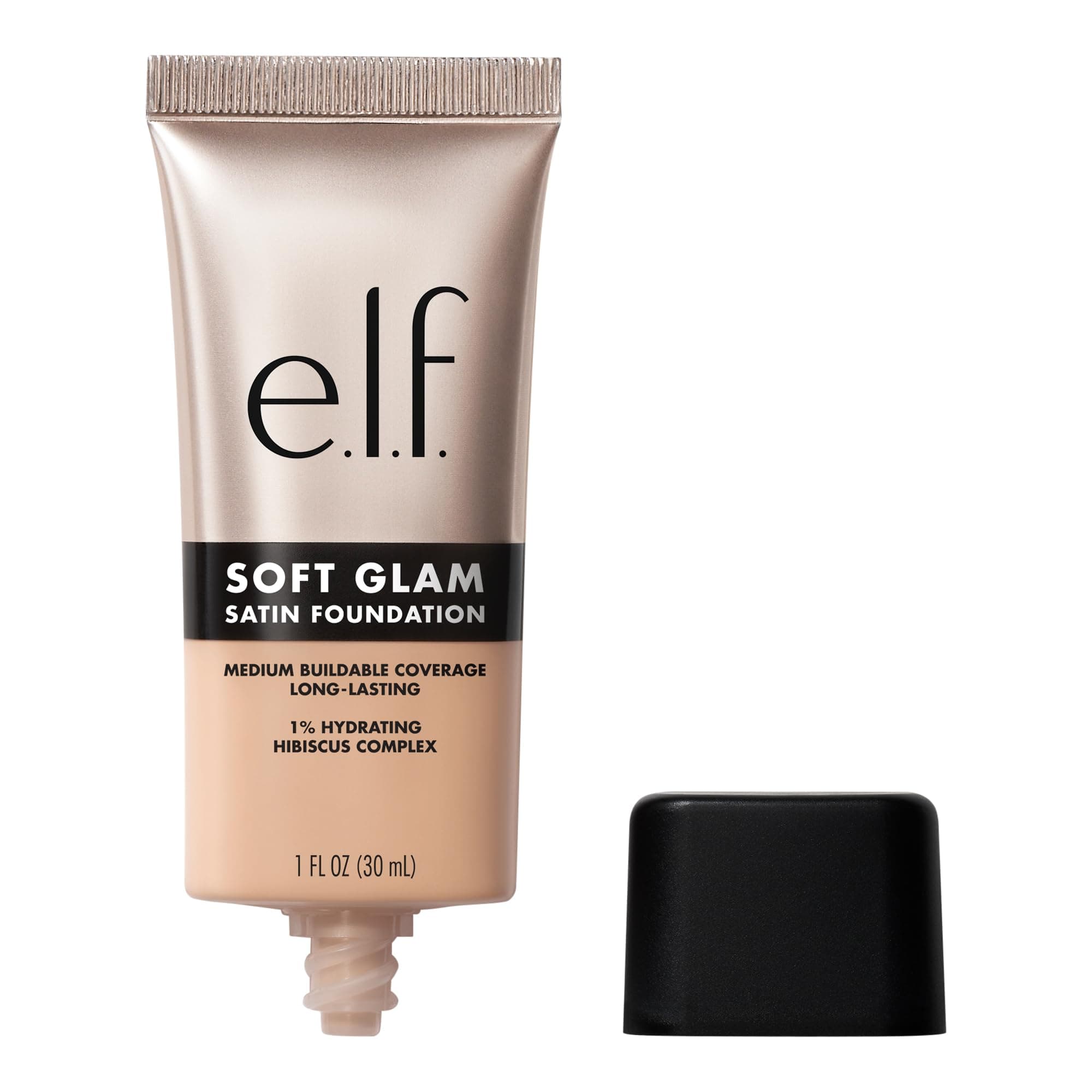 e.l.f. Soft Glam Foundation, Medium Coverage, Long-Lasting & Restorative Foundation for a Smooth, Silky Matte Finish, Vegan & Cruelty Free, 25 Light Neutral