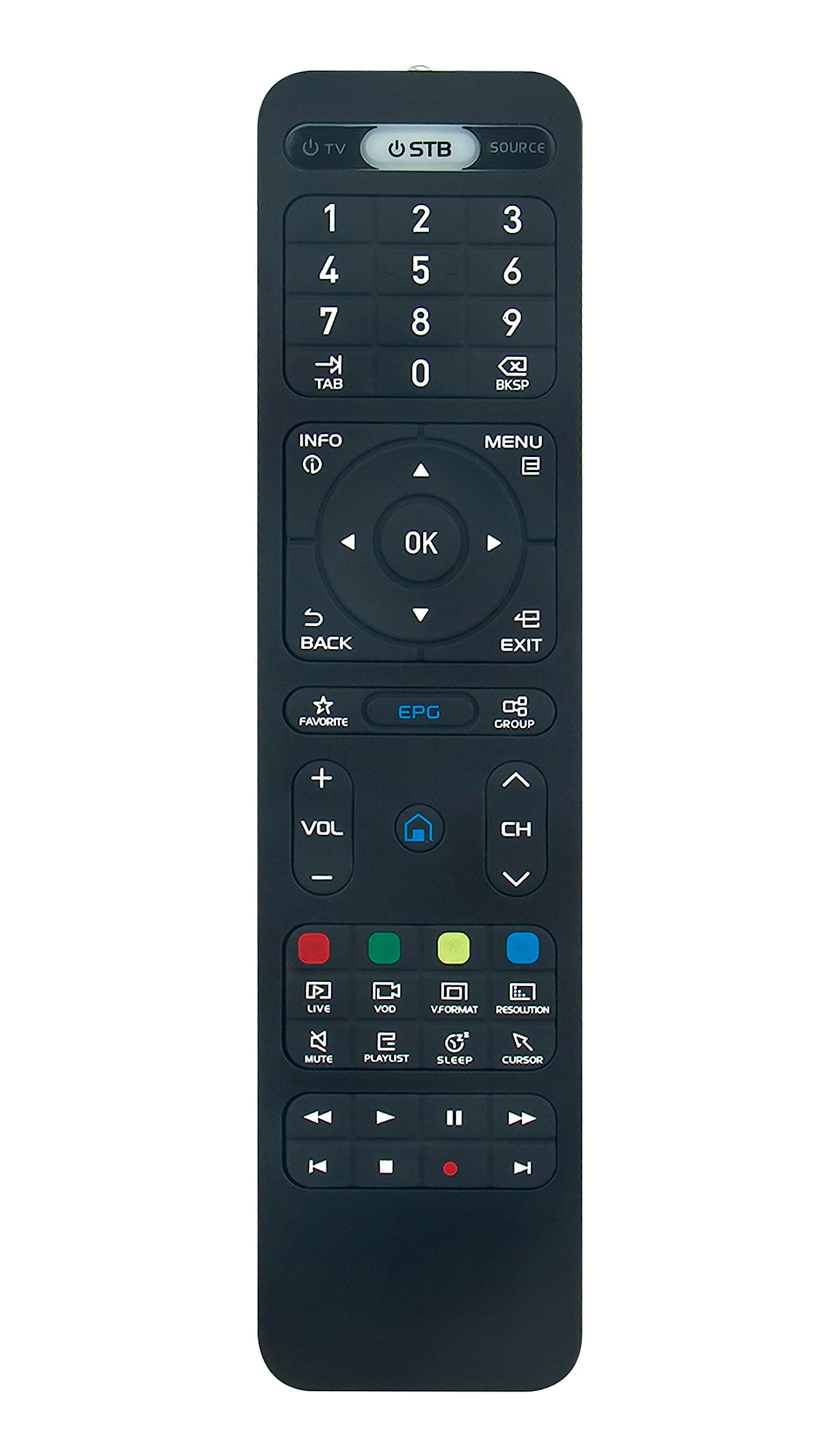 AULCMEETReplace Remote Controller Compatible with Dreamlink Dlite,T1+,T1 Plus,T2,T2 Prime,T3, Also Compatible for Formuler Nano,ZX,Z7+,Z8,ZAlpha,Z7 Plus
