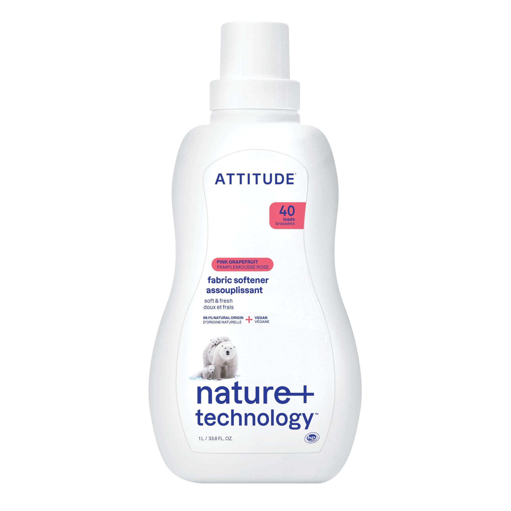 Fabric Softener 40 Loads, Pink Grapefruit, 33.8 Fluid Ounce