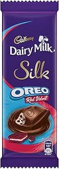 Cadbury Dairy Milk Silk Oreo Red Velvet Chocolate Bar, 60g