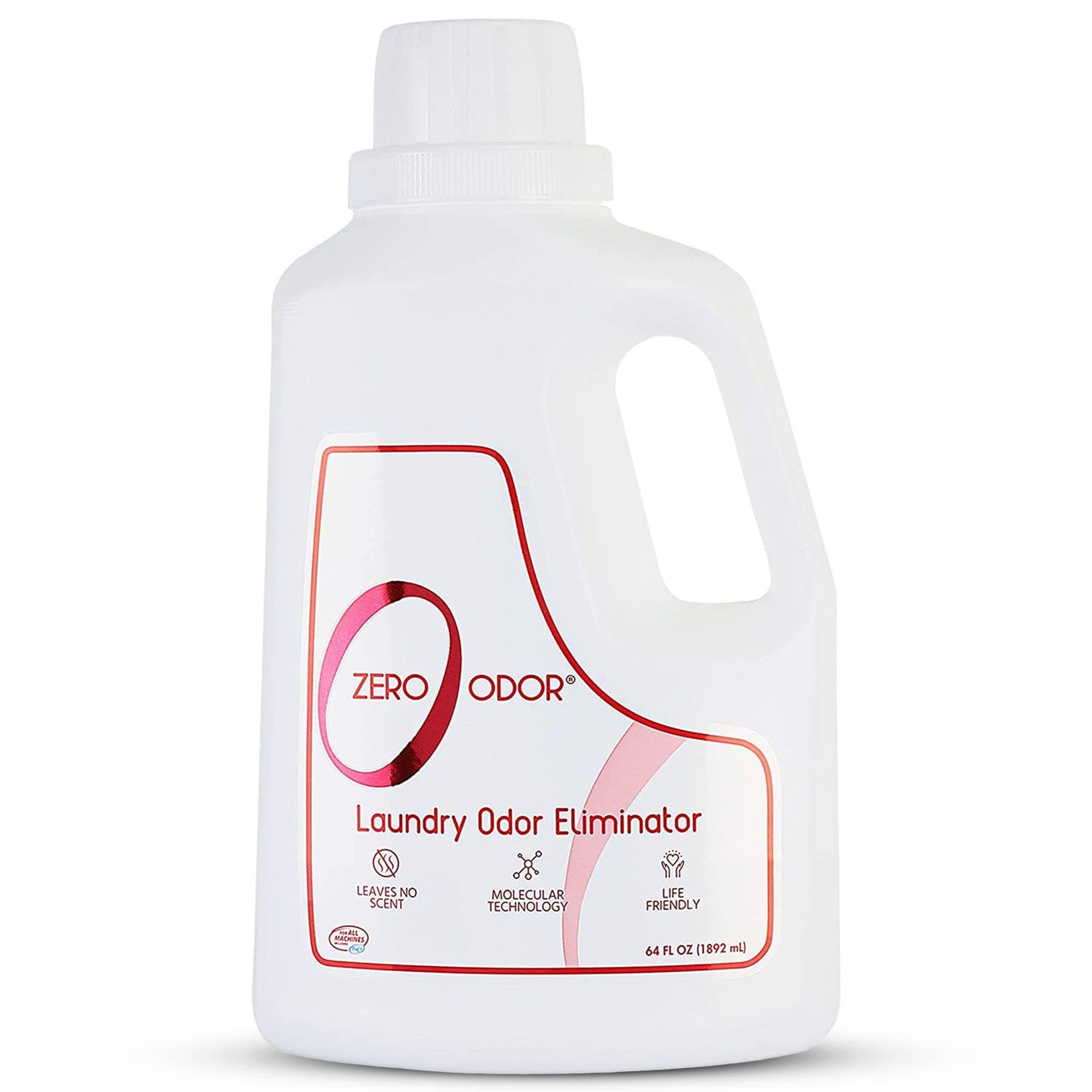 - Laundry Odor Eliminator - Permanently Eliminate laundry Odor – Patented Molecular Technology Best For Clothes, Towels & Linens, Shoes, Bags, Etc. - rinse and refresh Again, 64oz