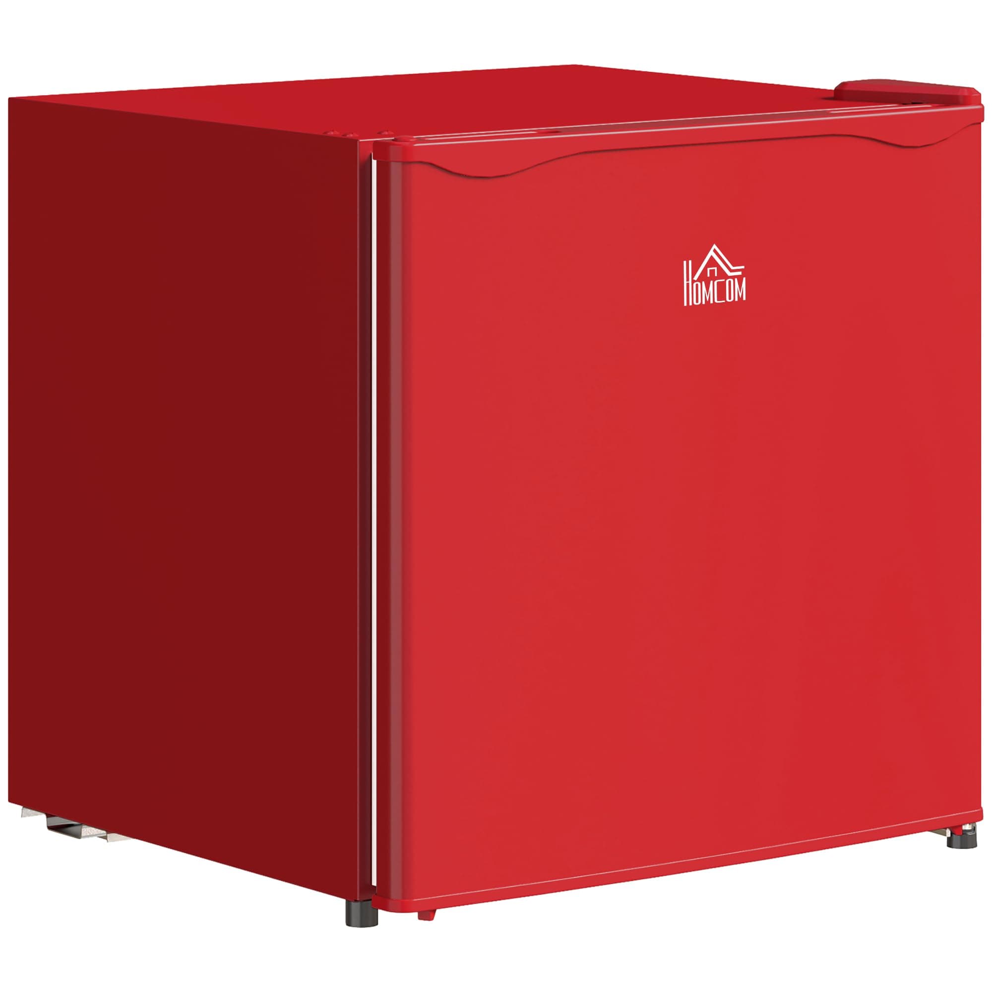 Mini Freezer Countertop, 1.1 Cu.Ft Compact Upright Freezer with Removable Shelves, Reversible Door for Home, Dorm, Apartment and Office, Red