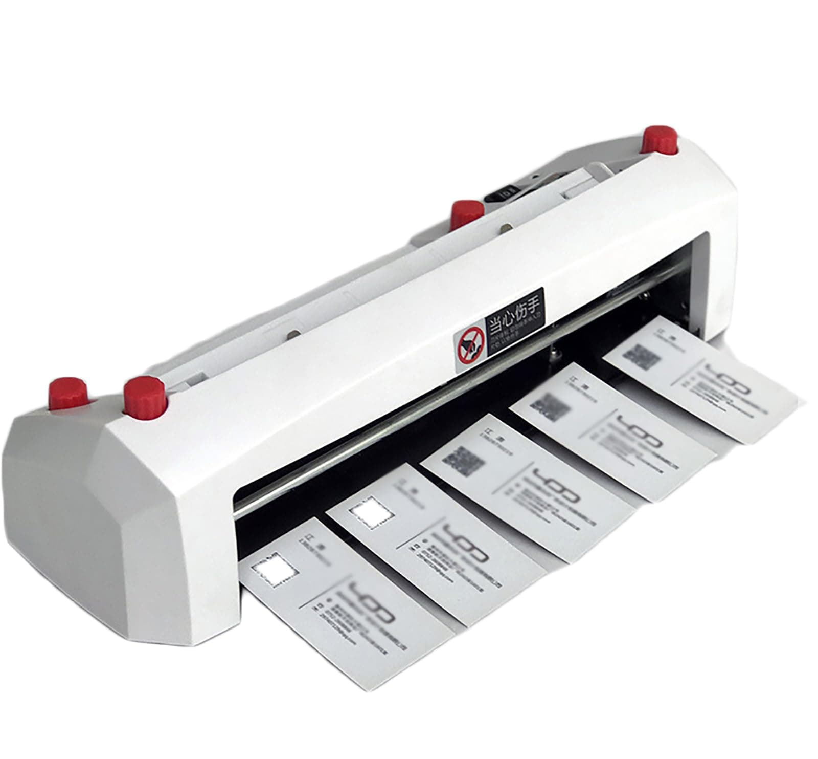 Electric Business Card Cutting Machine, Automatic Binding Machine Electric Card Cutter, Cut 300g Of Business Card Paper,9 Sets Of Blade Design,Suitable for Business/Invitation/Membership/Word Card