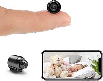 New Smallest Wireless WiFi Camera,HD1080P Mini Camera,Small Security Camera,Portable Smart Home Baby Monitor Camera with Night Vision,Motion Detection,Cloud Storage for Security with iOS Android APP