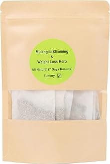 Naturally Slim Herbal Tea Blend: Body Shaping, Metabolism Boosting, Appetite Suppressing, Detox & Wellness Tea, 24 Tea Bags for Healthier You (Tummy)
