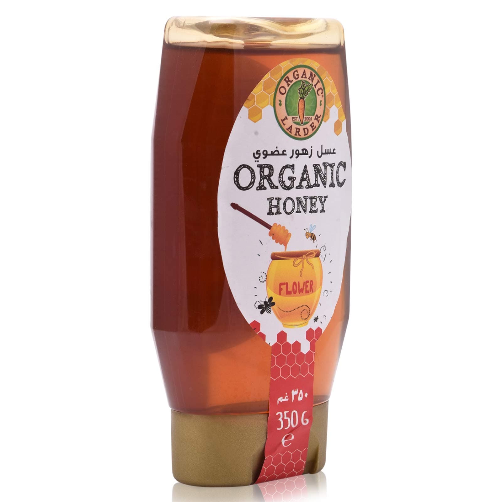 Organic Larder Flower Honey, 350 gm