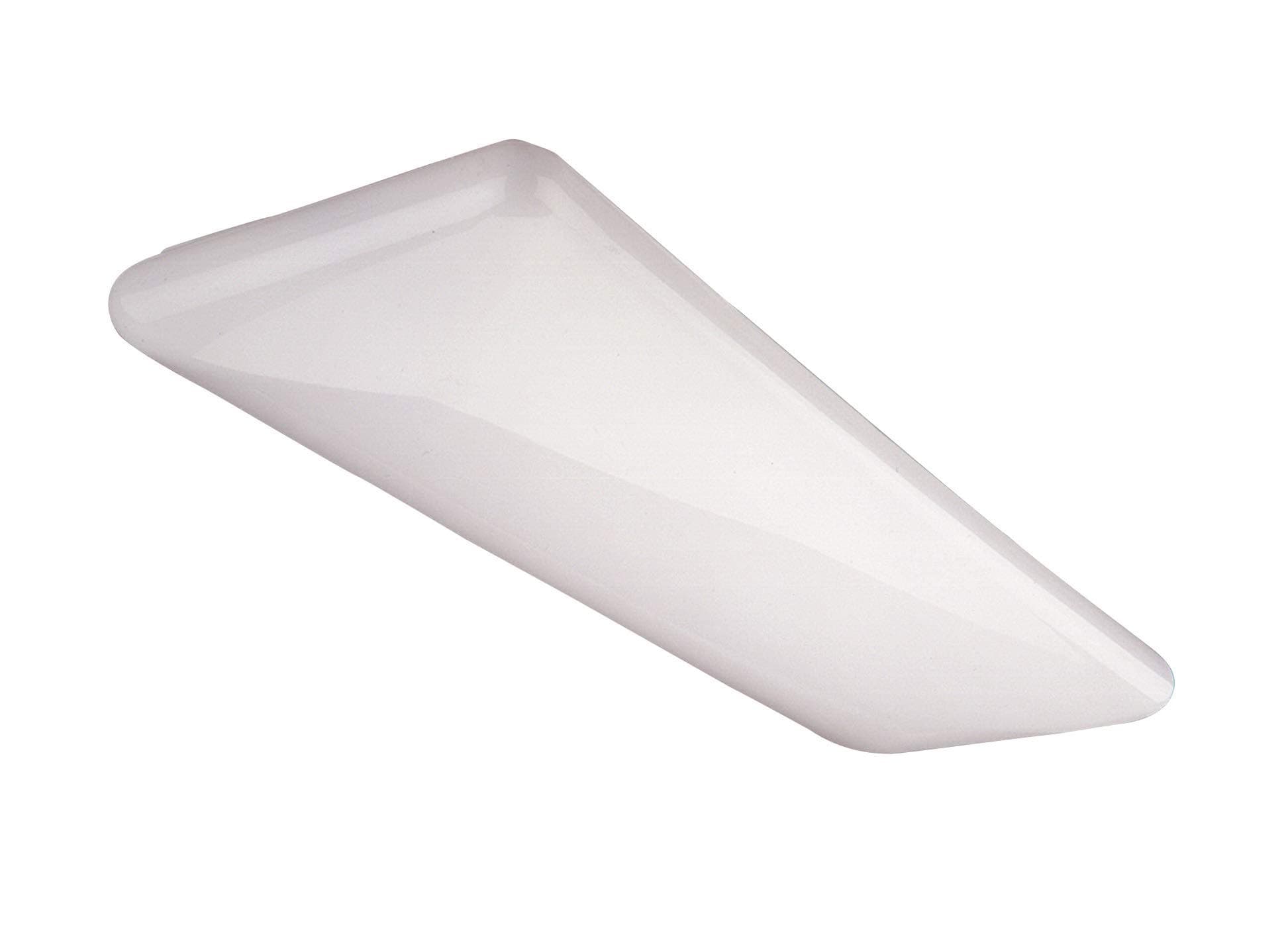 NICOR Lighting 4 Ft. 32W Designer 4-Lamp Fluorescent Cloud Ceiling Fixture (10373EB) , White