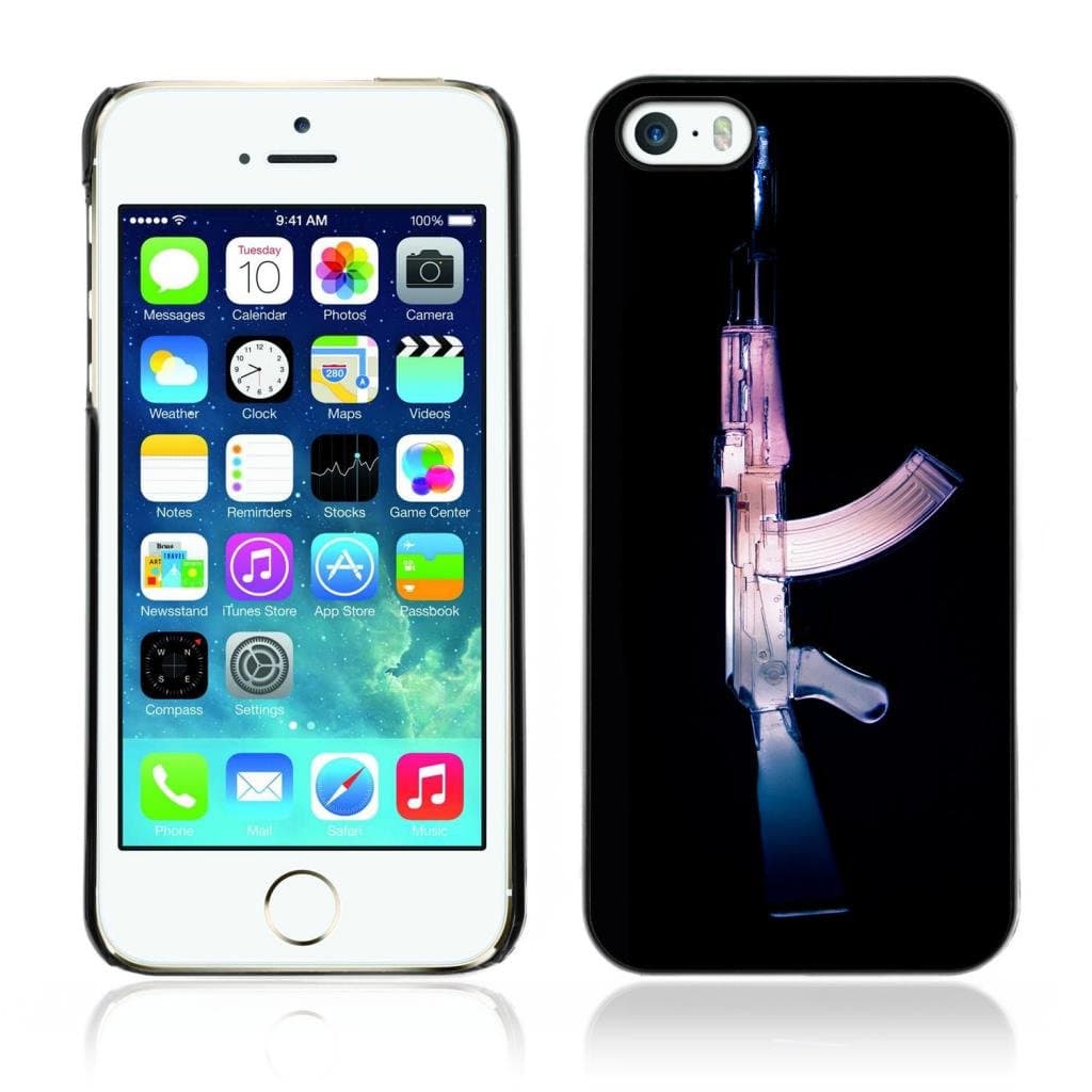 ARTCASES Collections Black Hard Back Case for Apple iPhone 5 & 5S ( AK47 Kalashnikov X-Ray )