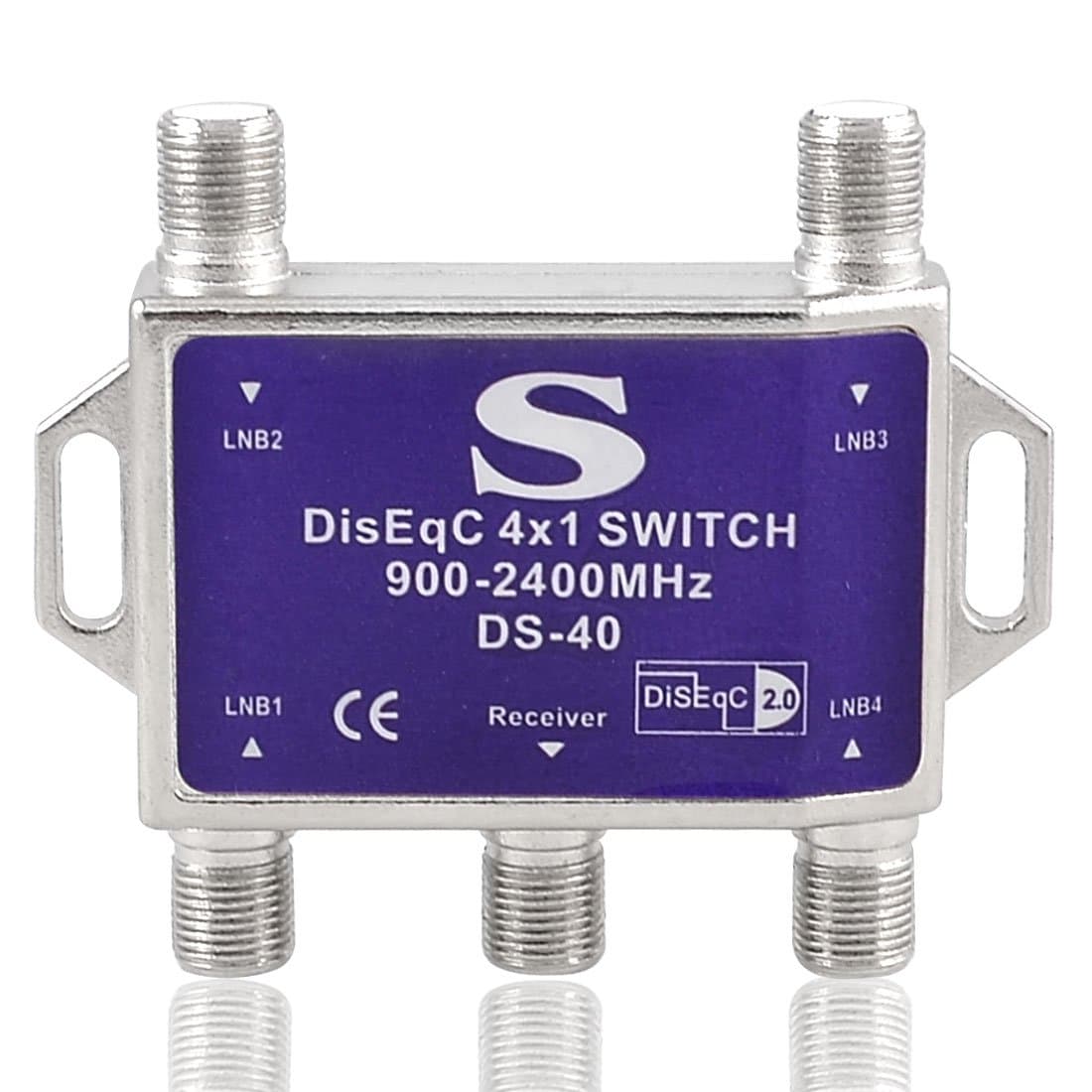 Switch 4X1 DiSEqC Satellite Dish FTA Receiver 4 in 1 500mA (SN: 7b3 ea3 cb0 1cf 458)