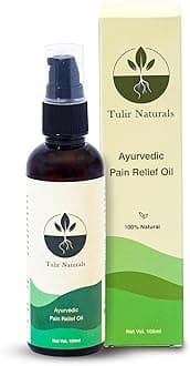 Ayurvedic Pain Relief Oil, 100% Natural, Relieves Knee, Joint, Back & Muscle Pain, Fast Absorption, 10 Natural Actives