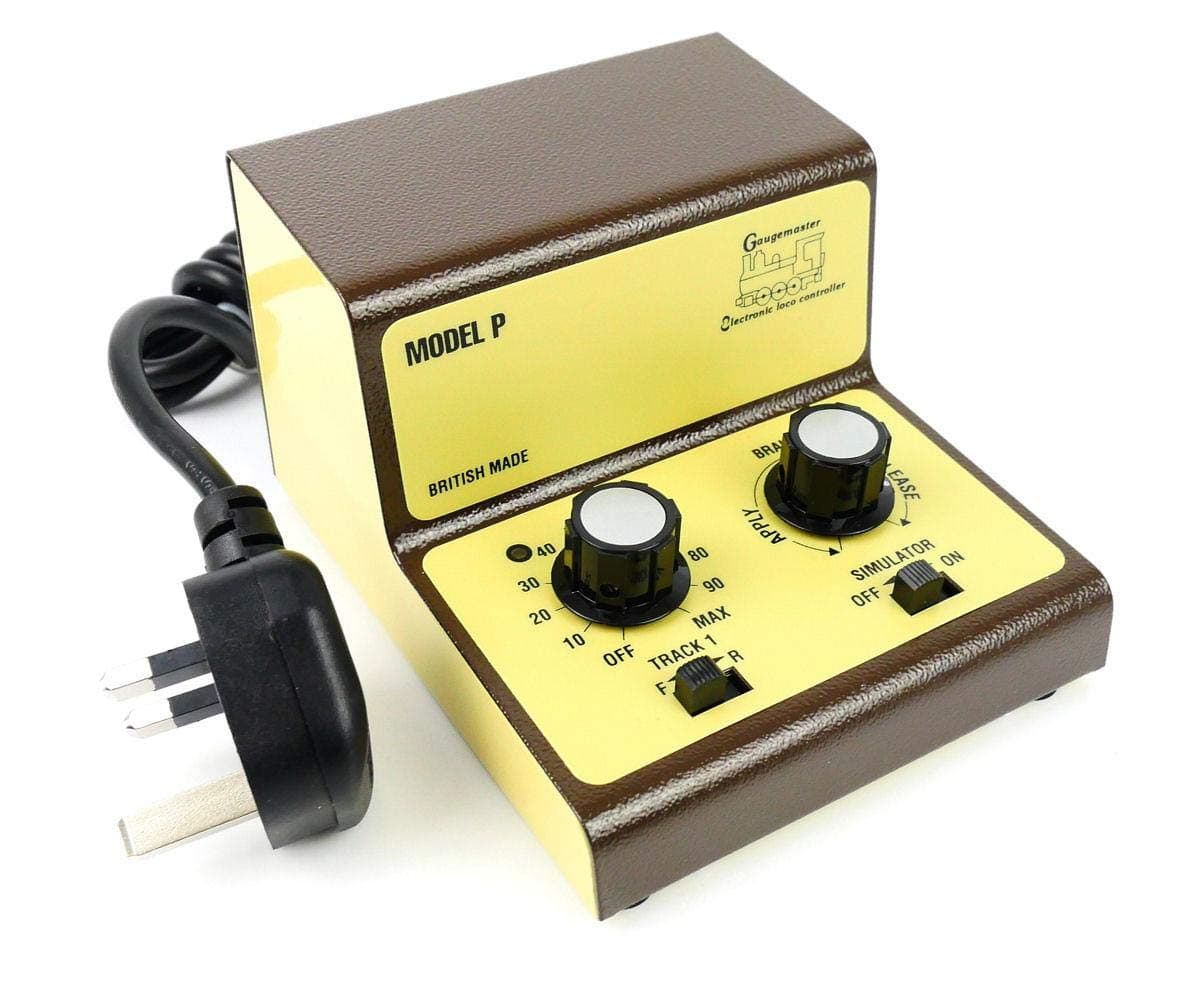 Gaugemaster GM-GMC-PO Single Track Controller with Simulation for O Scale, Black