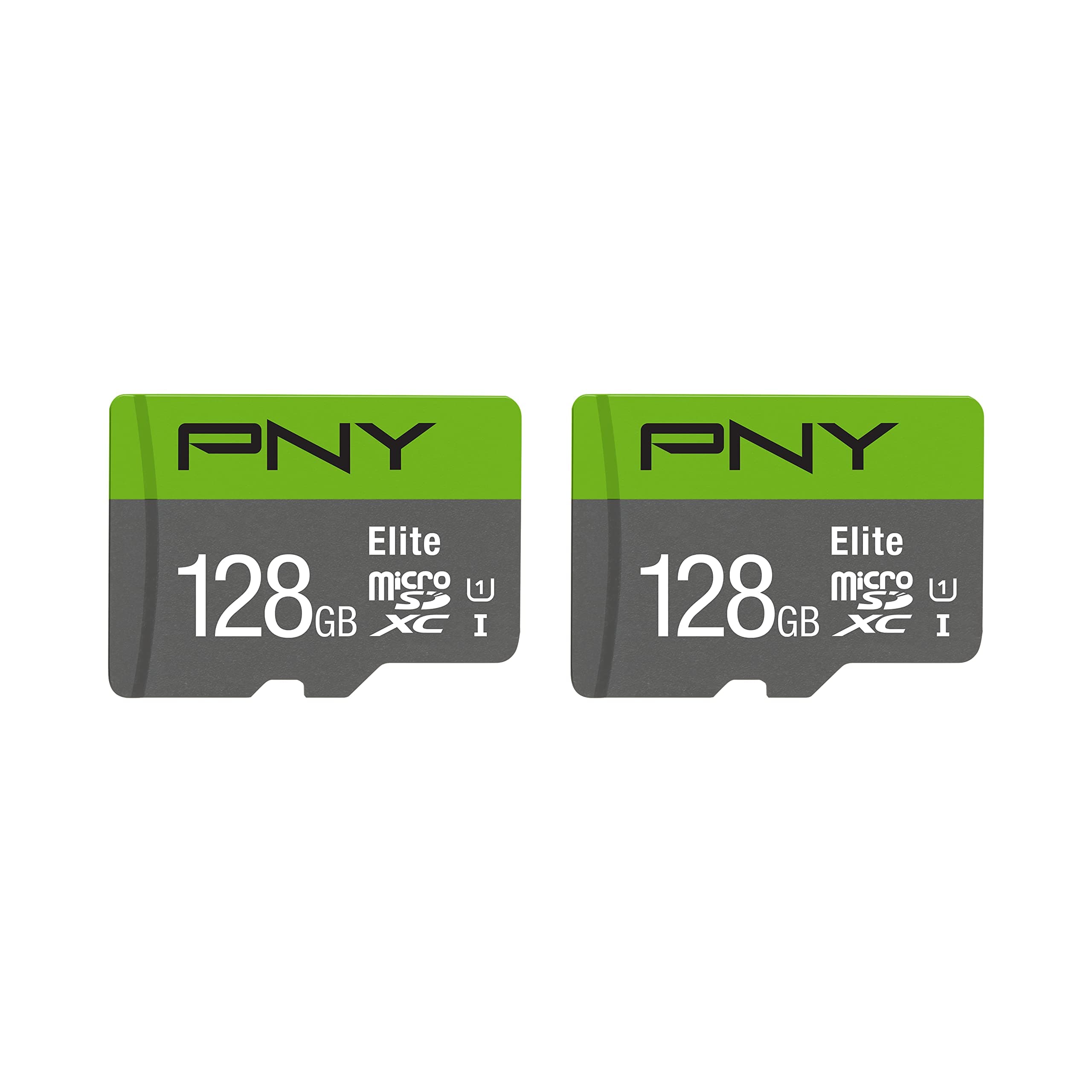 B Elite Class 10 U1 microSDXC Flash Memory Card 2-Pack - 100MB/s, Class 10, U1, Full HD, UHS-I, micro SD