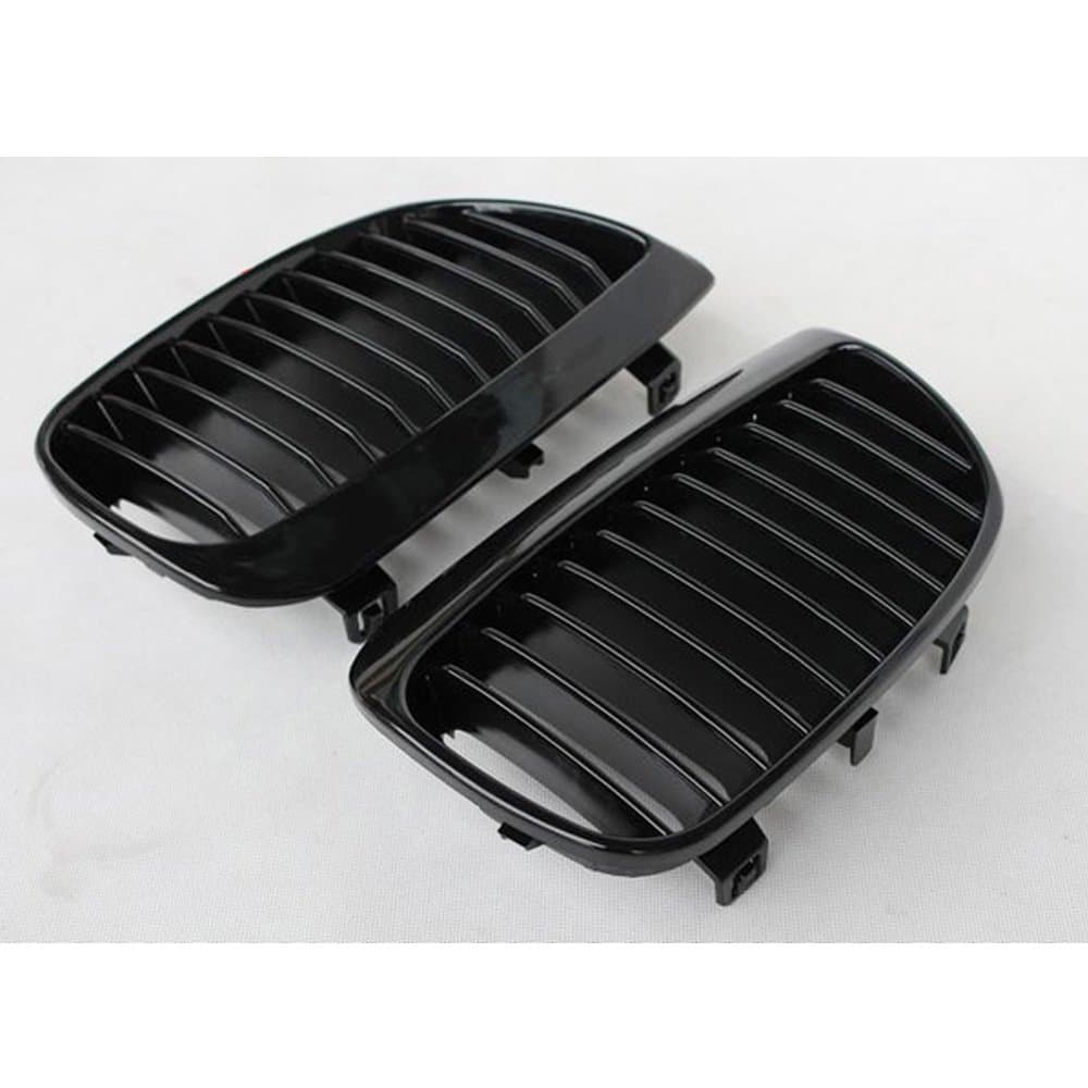 Gloss Black Front Kidney Grill Grille Replacement for BMW 1-Series E81 E87 2004-2007