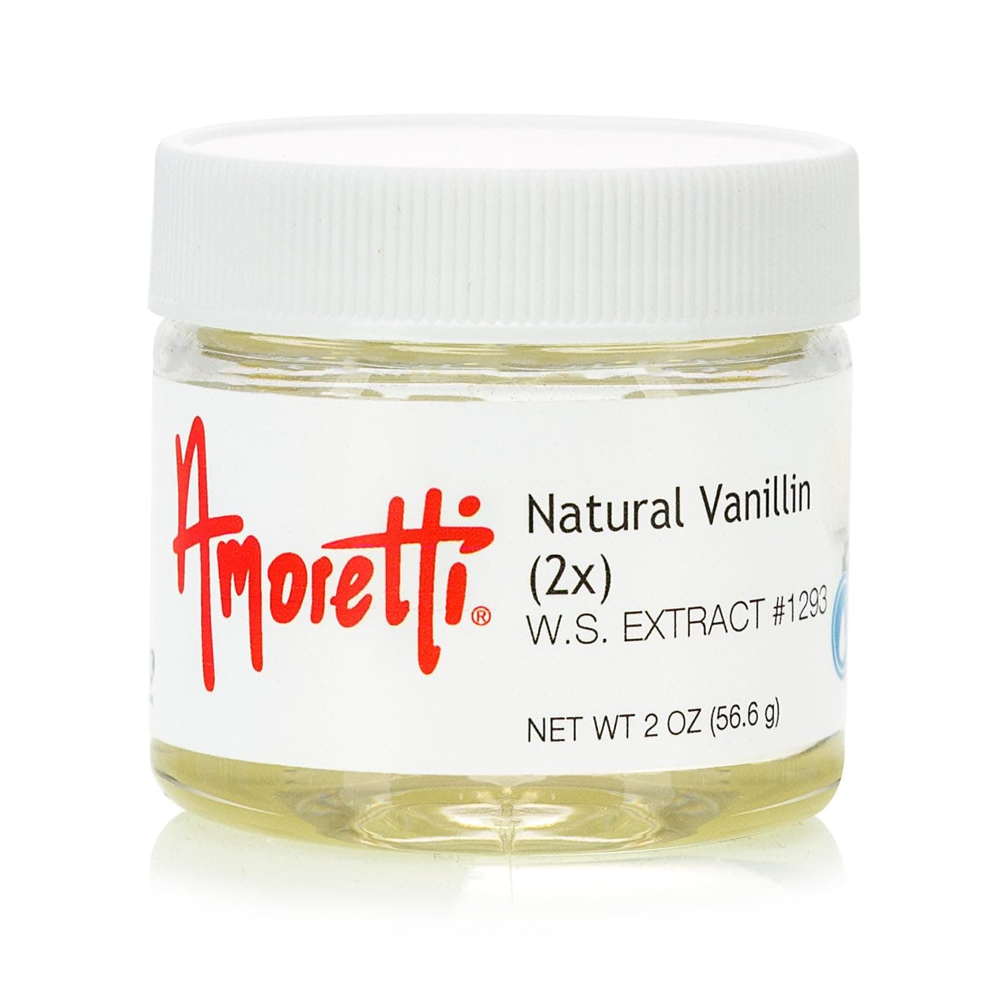 Amoretti - Vanillin Extract Natural Water Soluble 2X 2 oz - Highly Concentrated & Perfect For Pastry, Savory, Brewing, and more, Preservative Free, Vegan, Kosher Pareve, Keto Friendly