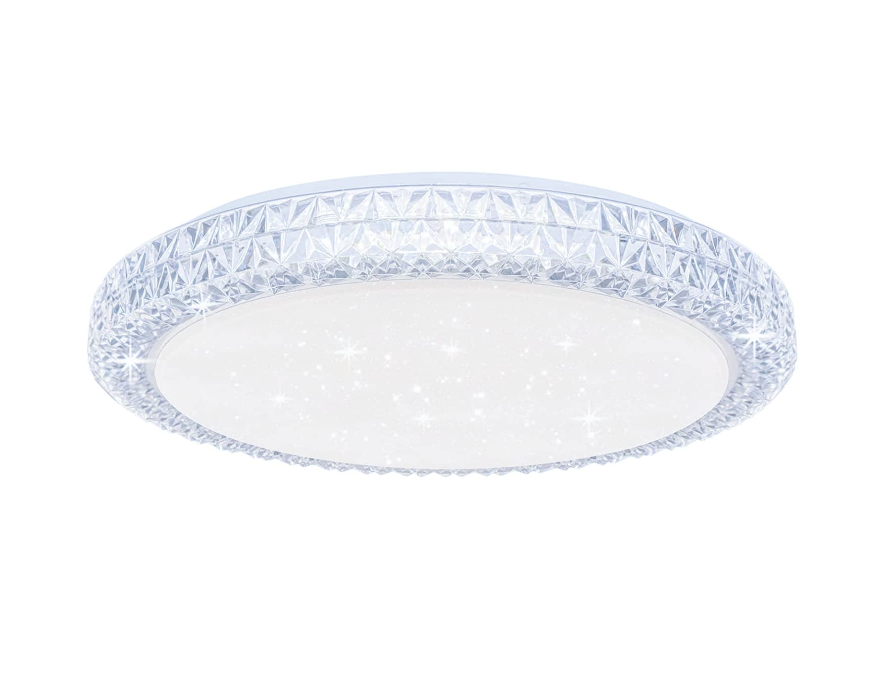 HUA QIANG WANG LED Flush Mount Ceiling Light,120W 3-Color Changeable Ceiling Lamp,Round Modern Ceiling Lighting Fixture for Living Room Dining Room Bedroom Kitchen Island(50cm)