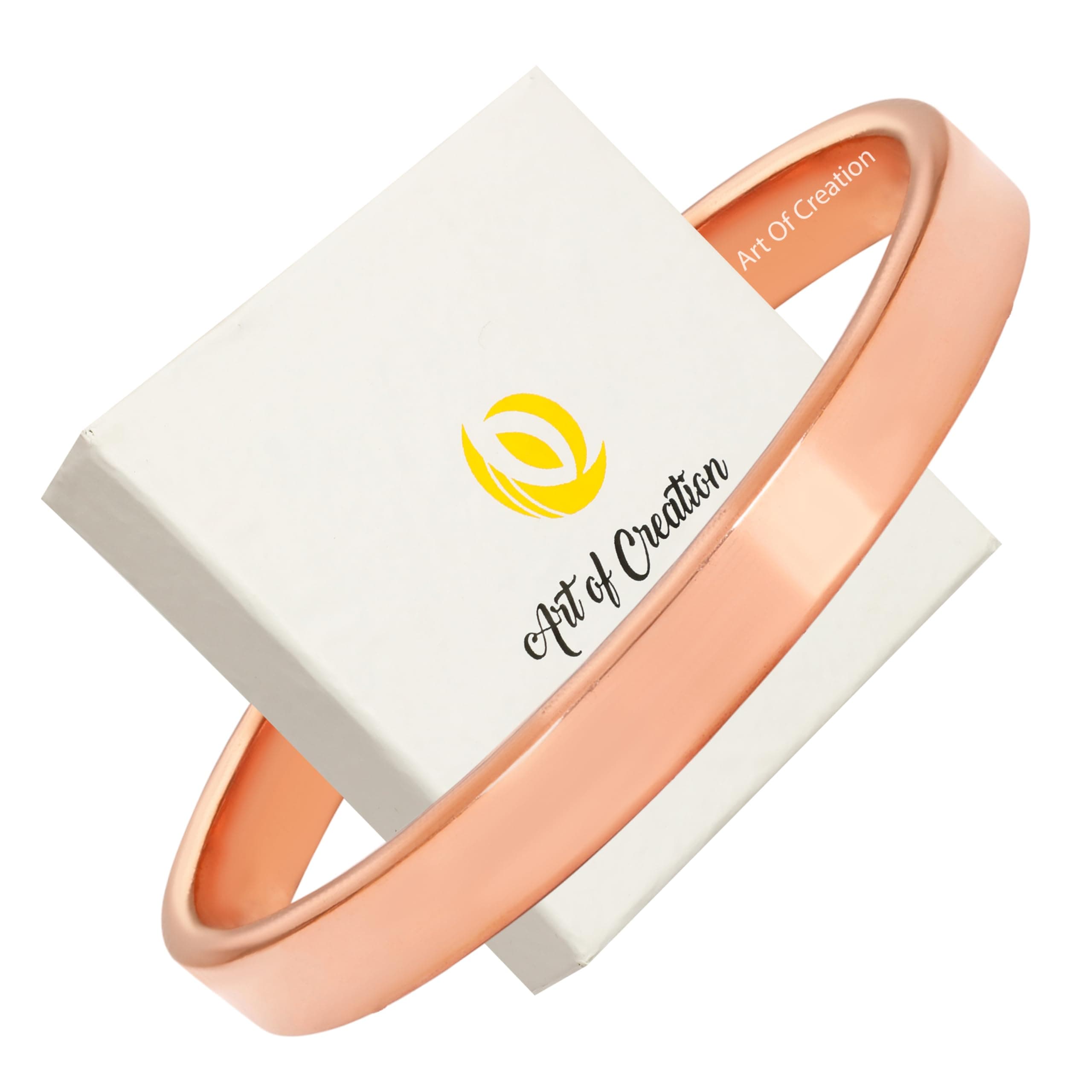 Pure Copper Bracelet handmade Plain Solid Cuff Bangle Adjustable Carpal Kada From India Carpal Tunnel for Men and Women Jewelry | for Unisex