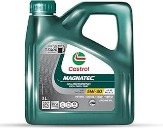 Castrol MAGNATEC STOP-START 5W-30 Full Synthetic Engine Oil for Petrol, Diesel and CNG Cars 3L