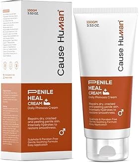 Penile heal cream for phimosis, redness, dryness, and scarring of skin | Prevents Irritation | Phimosis Cream | Restores and Moisturizes skin | 100 ml (3.38 fl oz) | 60 days supply
