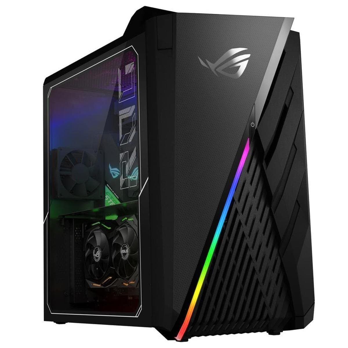 ASUS ROG Strix GA35 Gaming Desktop PC, GeForce RTX 3090, AMD Ryzen 9 5900X, 32GB DDR4 RAM, 1TB PCIe SSD + 2TB HDD, Dual Hot-Swap SSD Bays, ROG Scope & Chakram, Windows 11 Professional, GA35DX-XH999