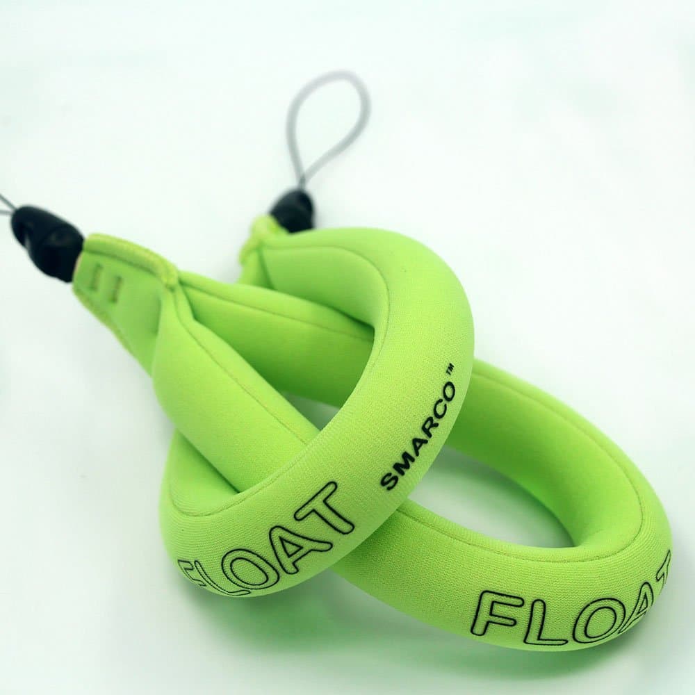 Smarco Waterproof Float Strap for Your Smart Phone Case,Keys,Camera-Around Your Wrist and Protect Your Device from Sinking - 1 Year Warranty(Pack of 2)-Green