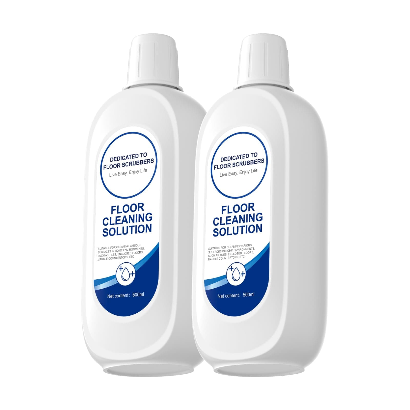 Compatible with Tineco Cleaning Solution 500ml Per Bottle Original Flavor Floor Cleaner Compatible with All Robot Vacuums with Mopping and Cordless Wet/Dry Vacuum（2 bottle）