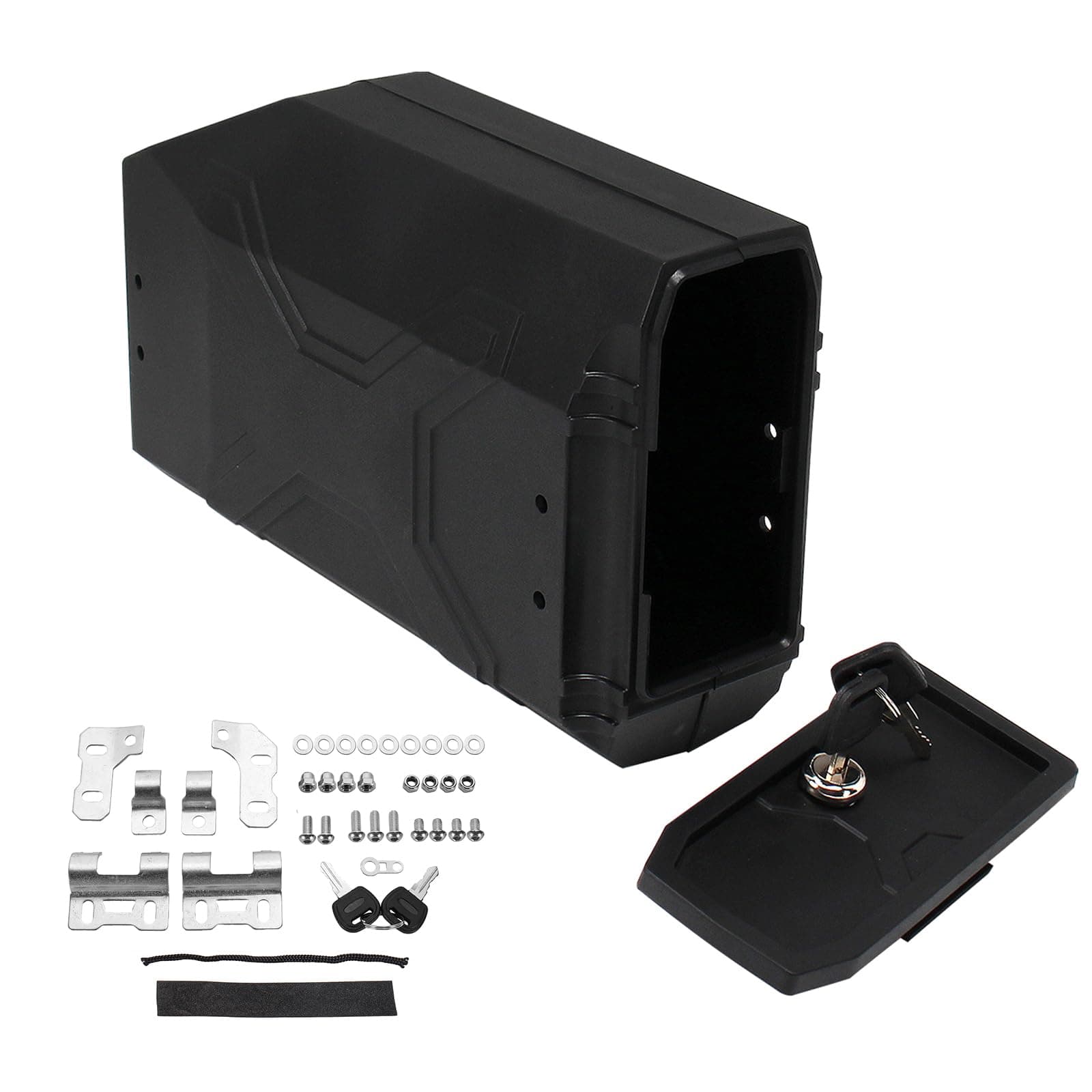 GIDIBII Motorcycle Tool Box,Waterproof Side Box Tail Toolbox Compatible with ...