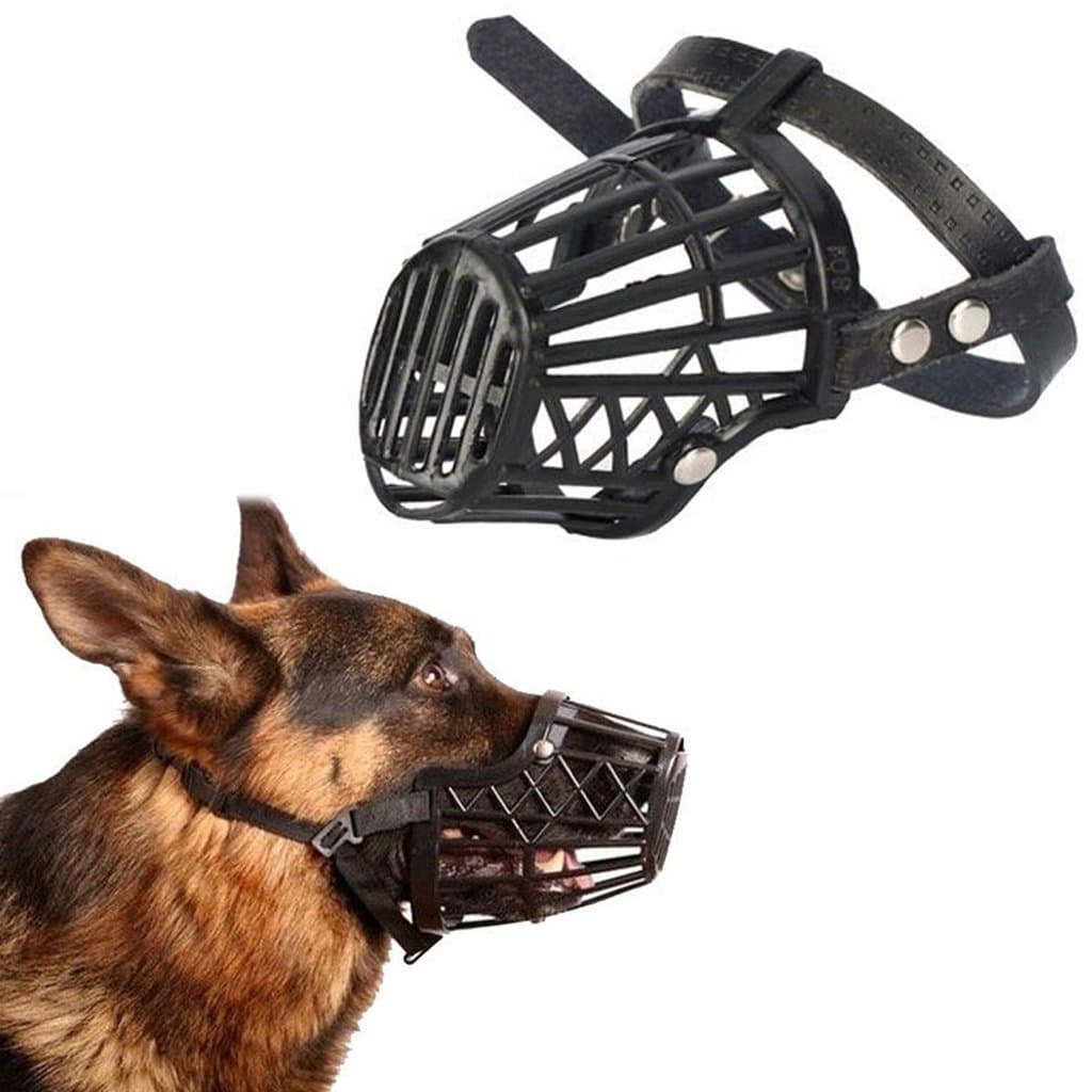 Adjustable Strap Muzzle - Ensure Pet Safety & Comfort, Prevent Biting - Perfect for Medium-Sized Dogs, Ideal for Walks, Training & Grooming, Promote Dog's Well-being (Black Medium) (Design 1, Medium)