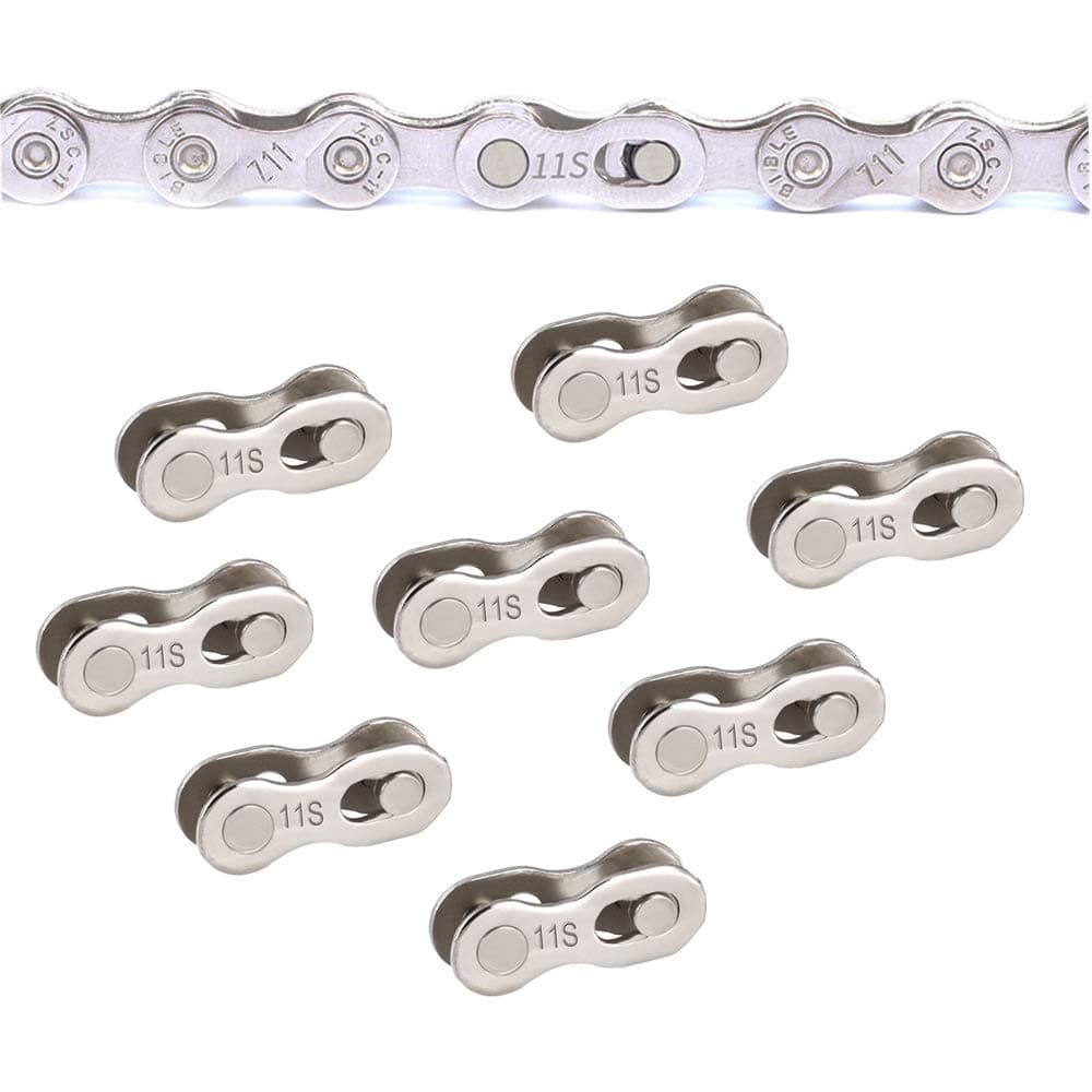 SUNTRADE8 Pairs Reusable Bicycle Missing Link for 6, 7, 8, 9, 10,11,12 Speed Chain