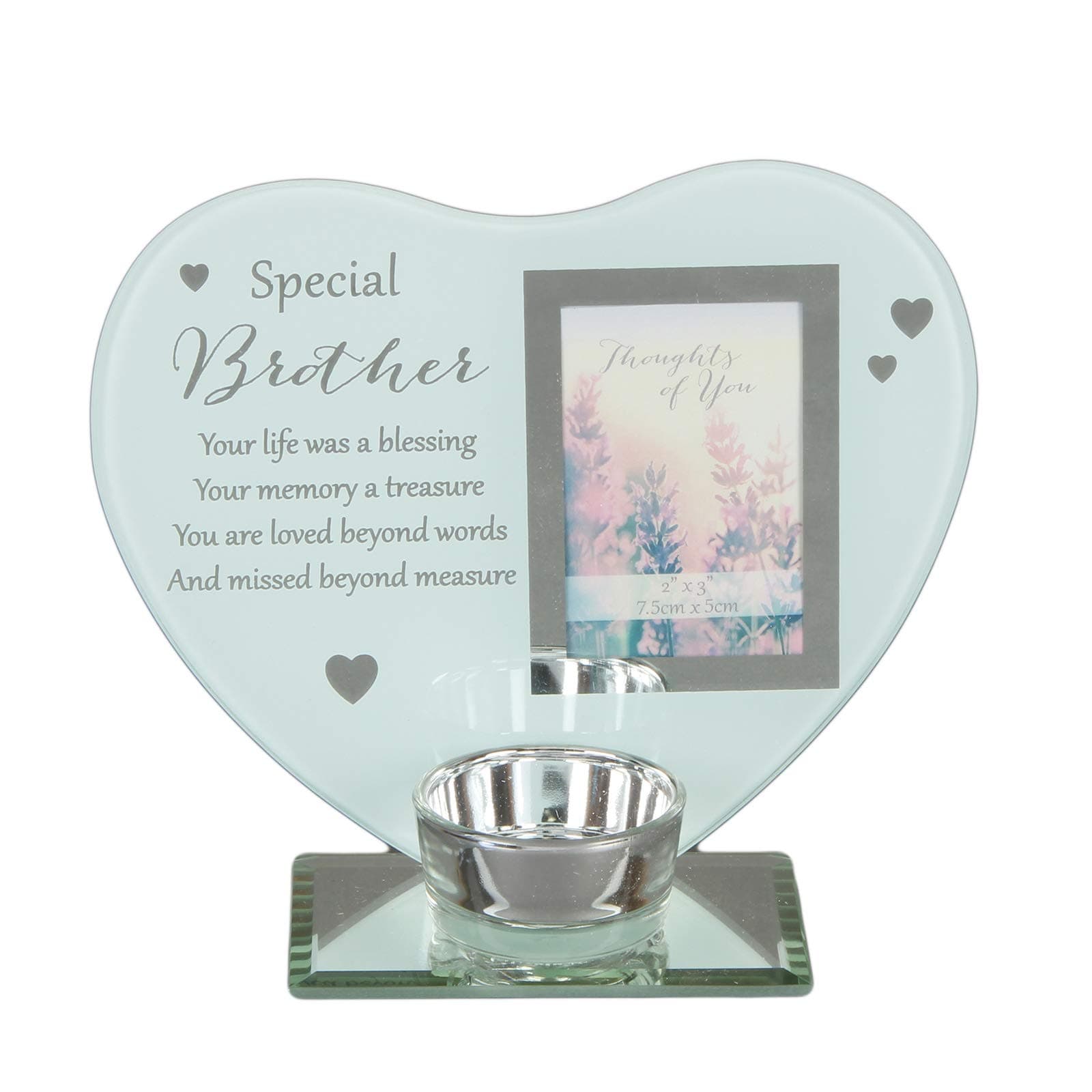 Special Remembrance Memorial Brother Tea Light Holder