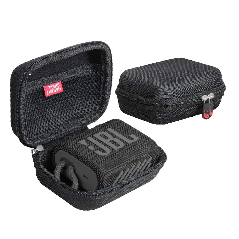 Hard Travel Case for JBL Go 3 Portable Bluetooth Speaker (Black)