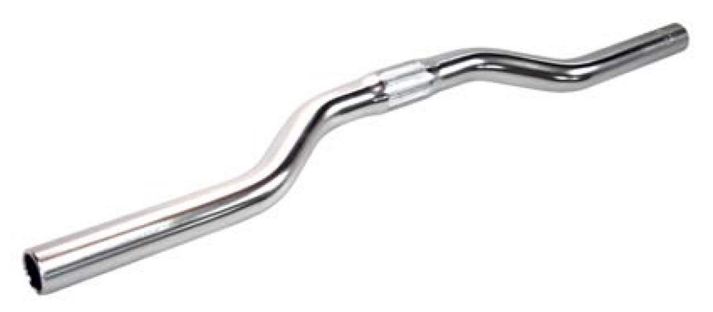 NITTOB201AA Riser Handlebar Silver 25.4mm Clamp