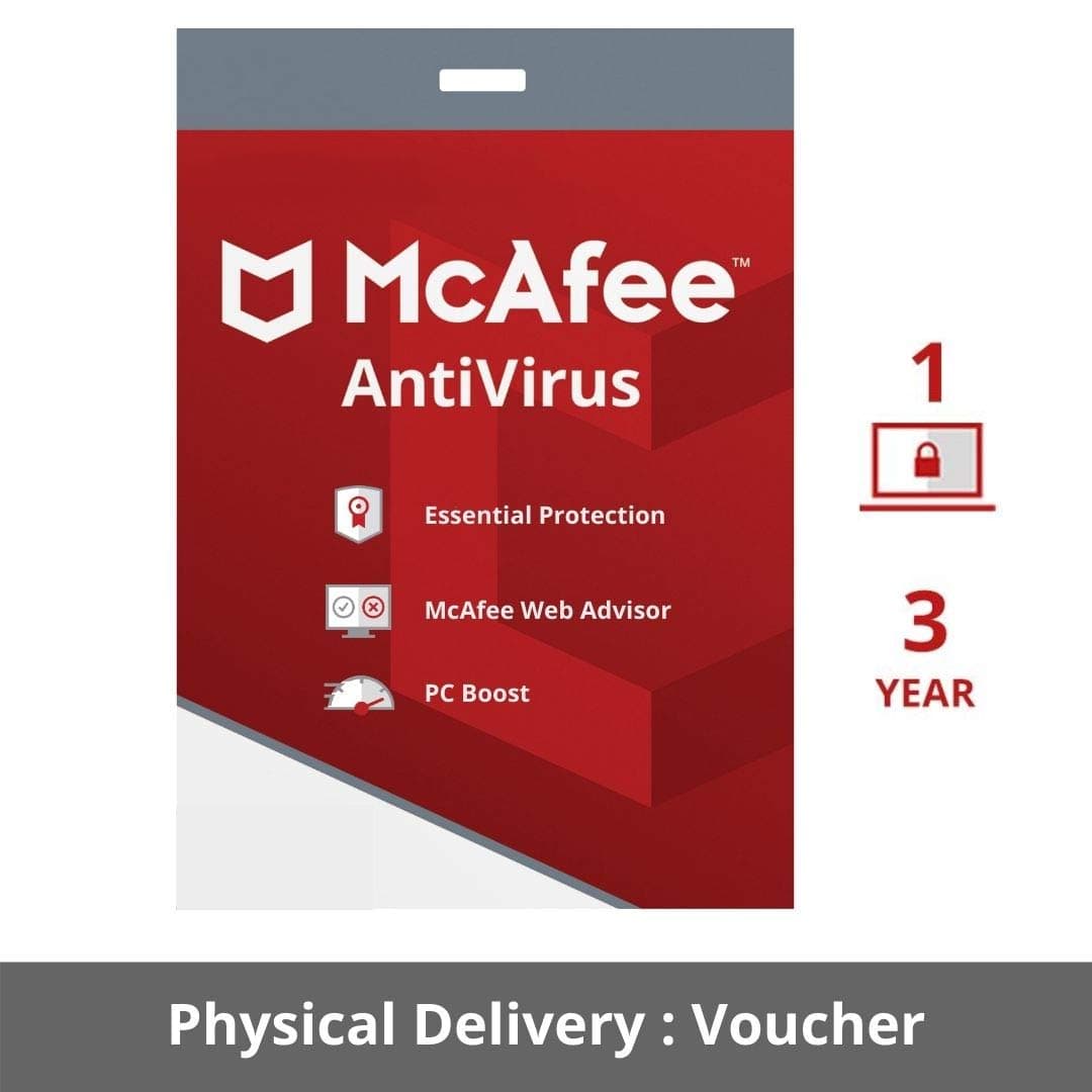 McAfee Antivirus Plus - 1 User, 3 Years (Activation Key Card)