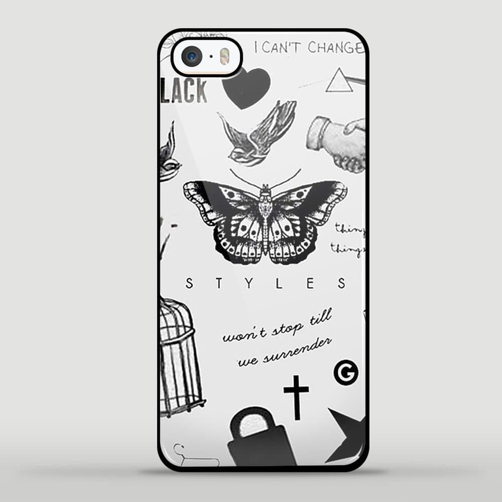 One Direction Harry Styles Tattoo for Iphone and Samsung Case (iphone 5c black)