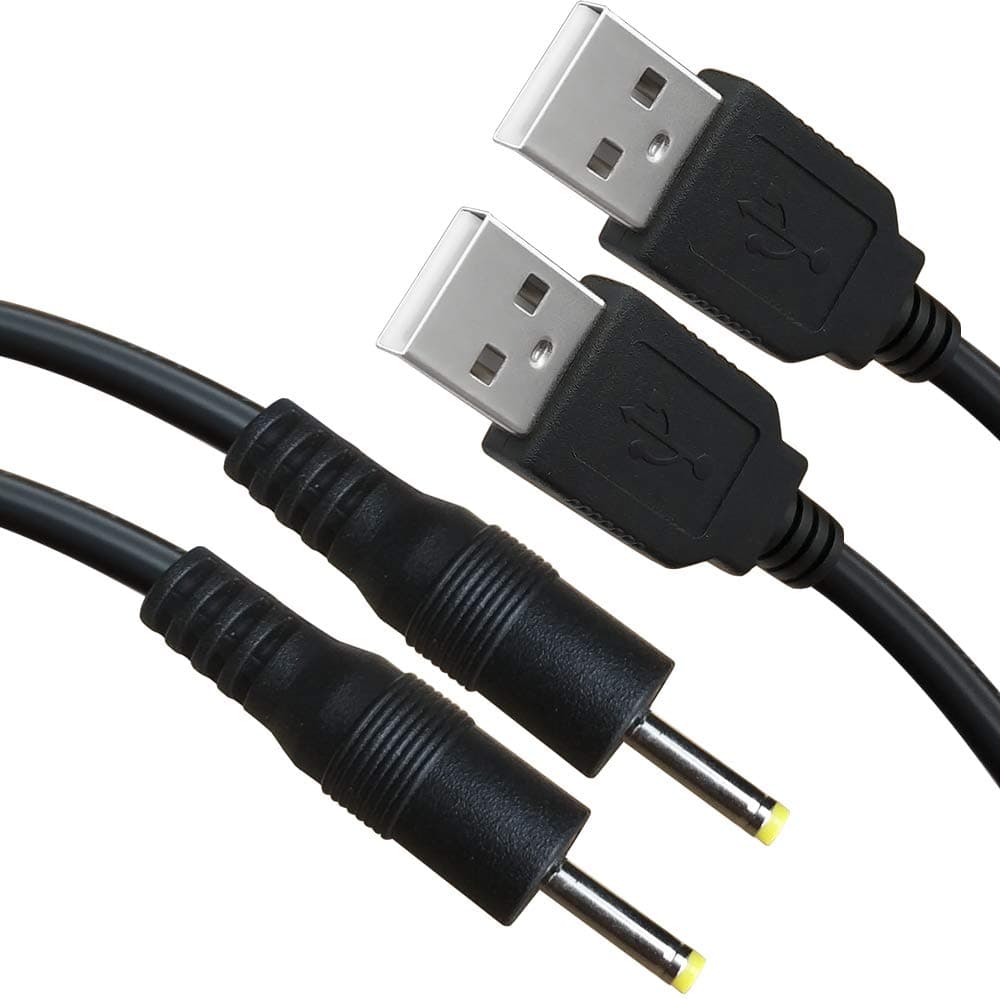 5Feet 2Pack USB To 2.5mm Charging Cable For Dragon Touch X10, RCA Cambio W101 V2, NeuTab N7S Pro,Tagital MTM-7054, NPOLE N718-IPS,LillyPad Jr. Tablet,Nabi 2 NABI2-NV7A, IRULU WalknBook 2